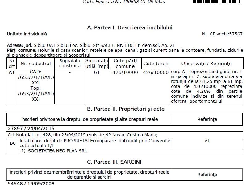 Spațiu investițional 61 mp cu 2 accese independente | Str. Săcel – Cartier Țilișca